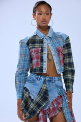 AUTUMN VIBES PLAID BUTTON DOWN