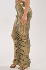SNEAKY LITTLE SNAKE MAXI SKIRT