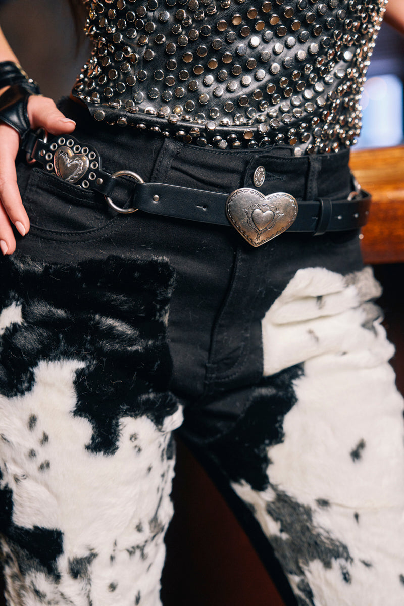 HEART ON MY SLEEVE PU BELT