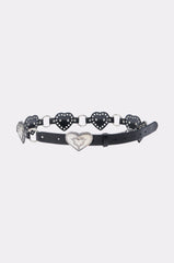 HEART ON MY SLEEVE PU BELT