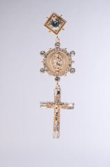 CROSS MY HEART EARRING