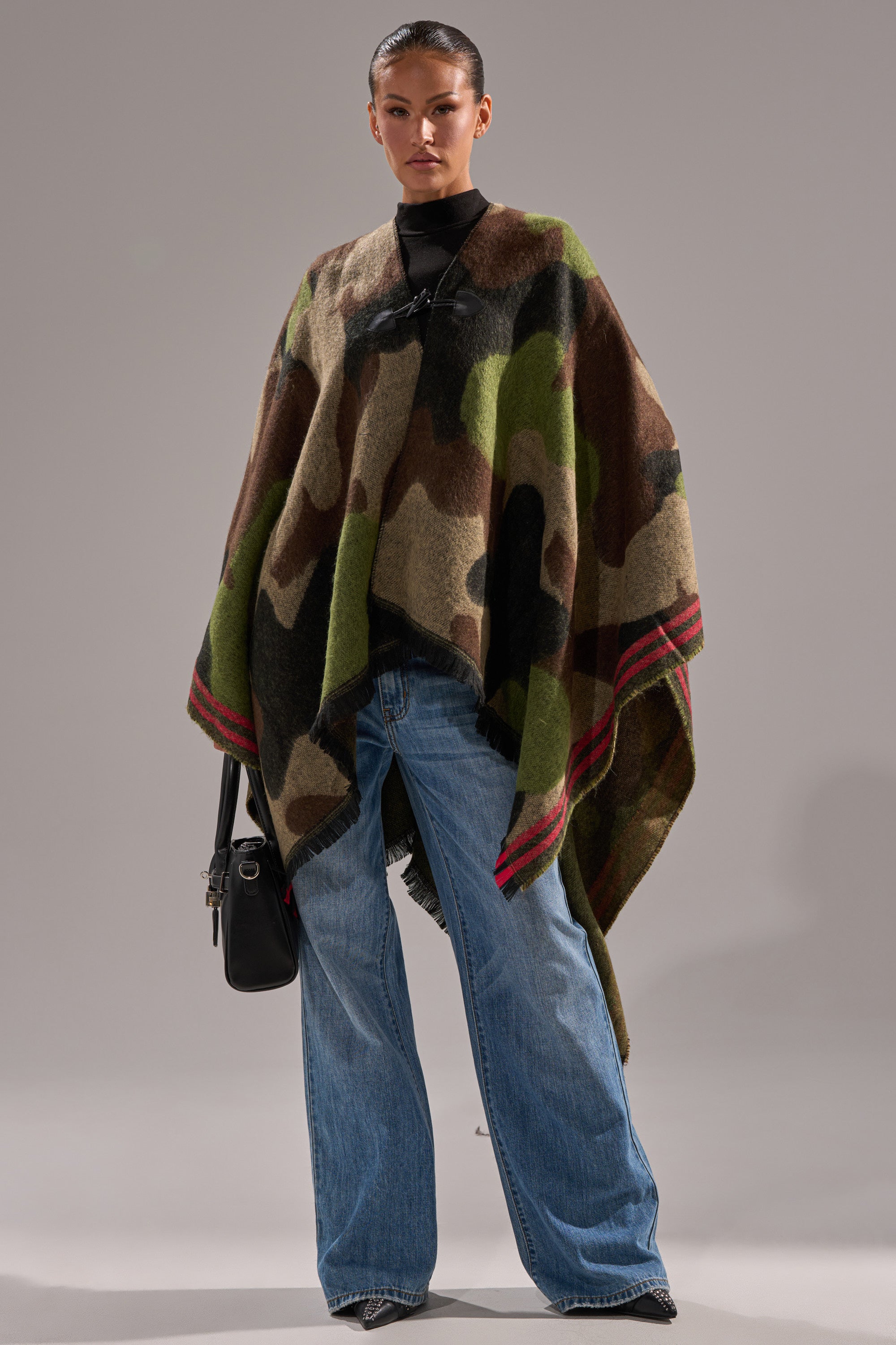 YOU CAN'T SEE ME CAMO PONCHO