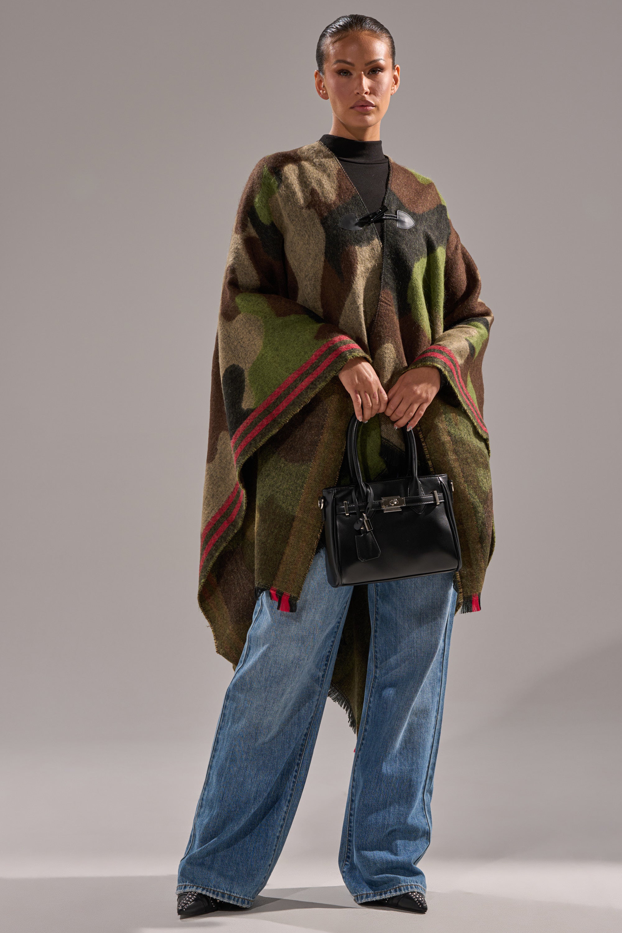 YOU CAN'T SEE ME CAMO PONCHO