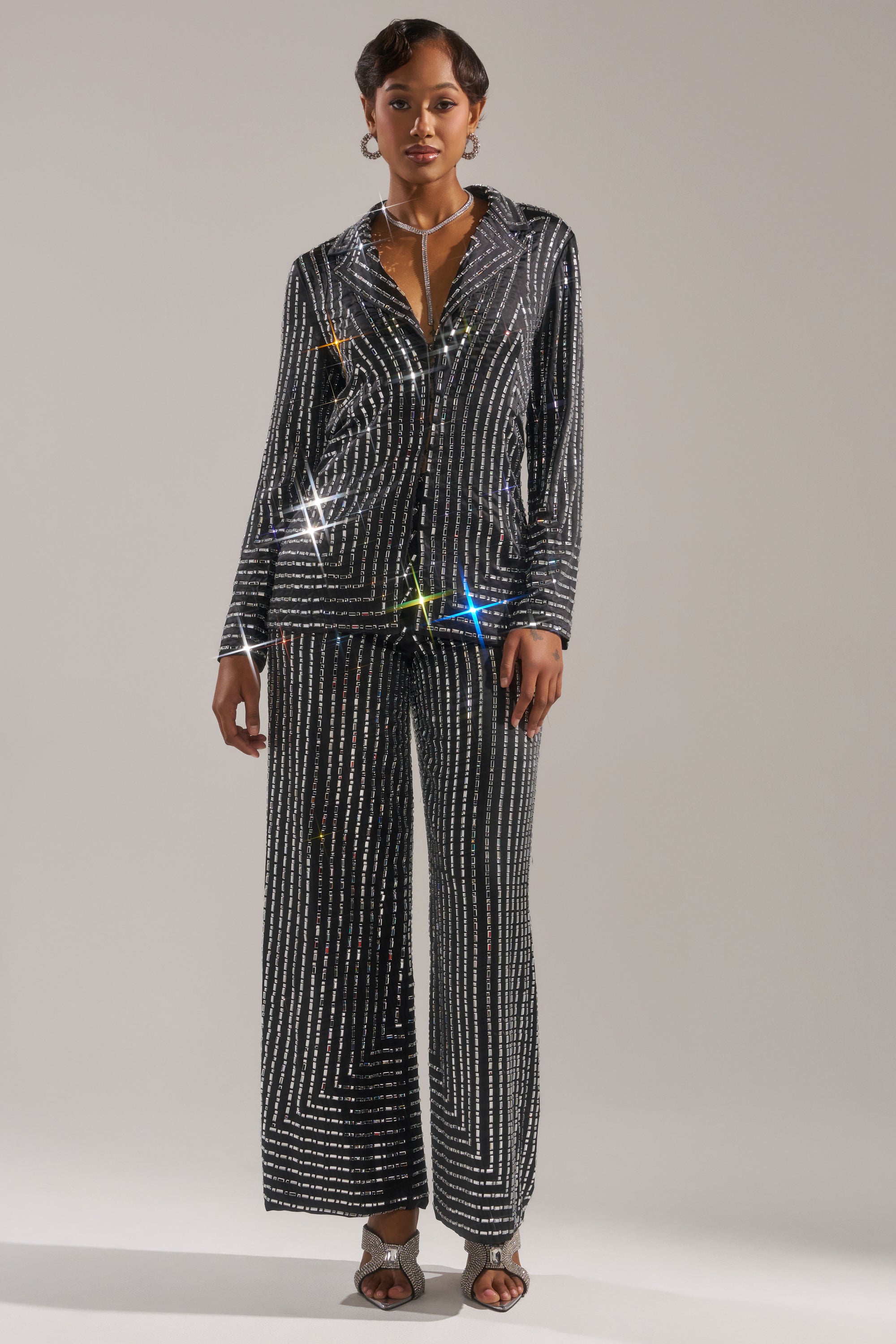 DONT STARE TOO HARD RHINESTONE TROUSER