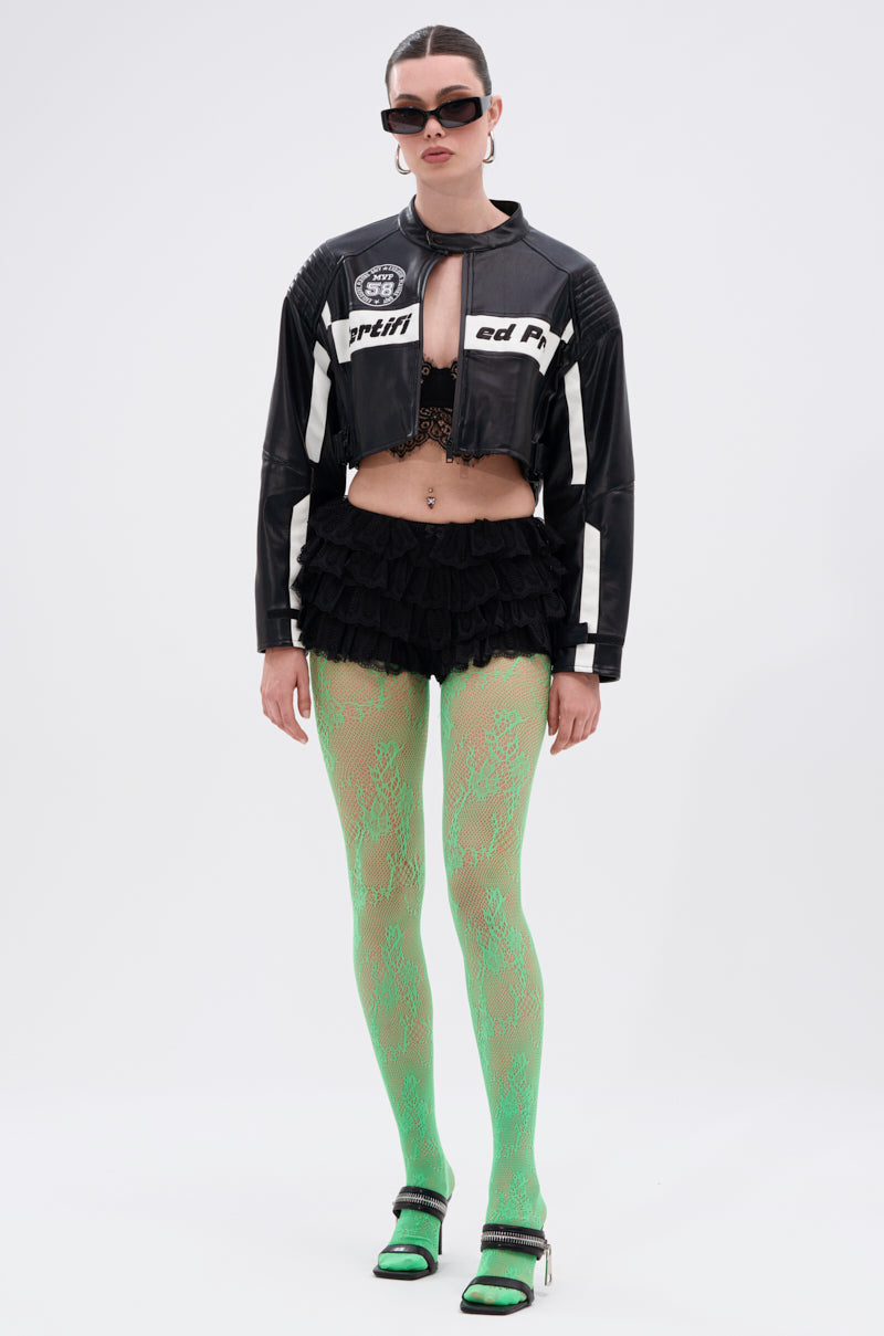 GREEN WITH NO ENVY TIGHTS