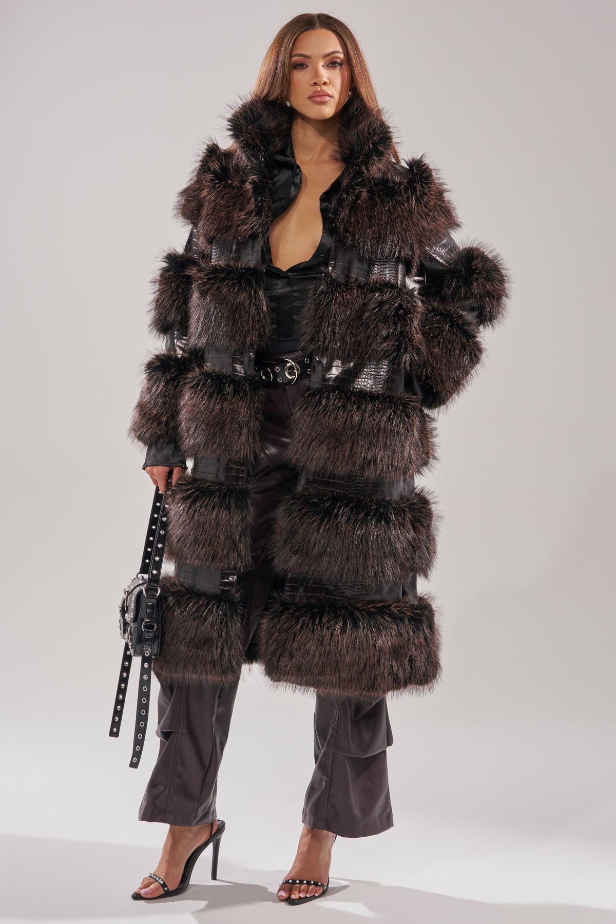 MOXIE FUR TRIM TRENCH