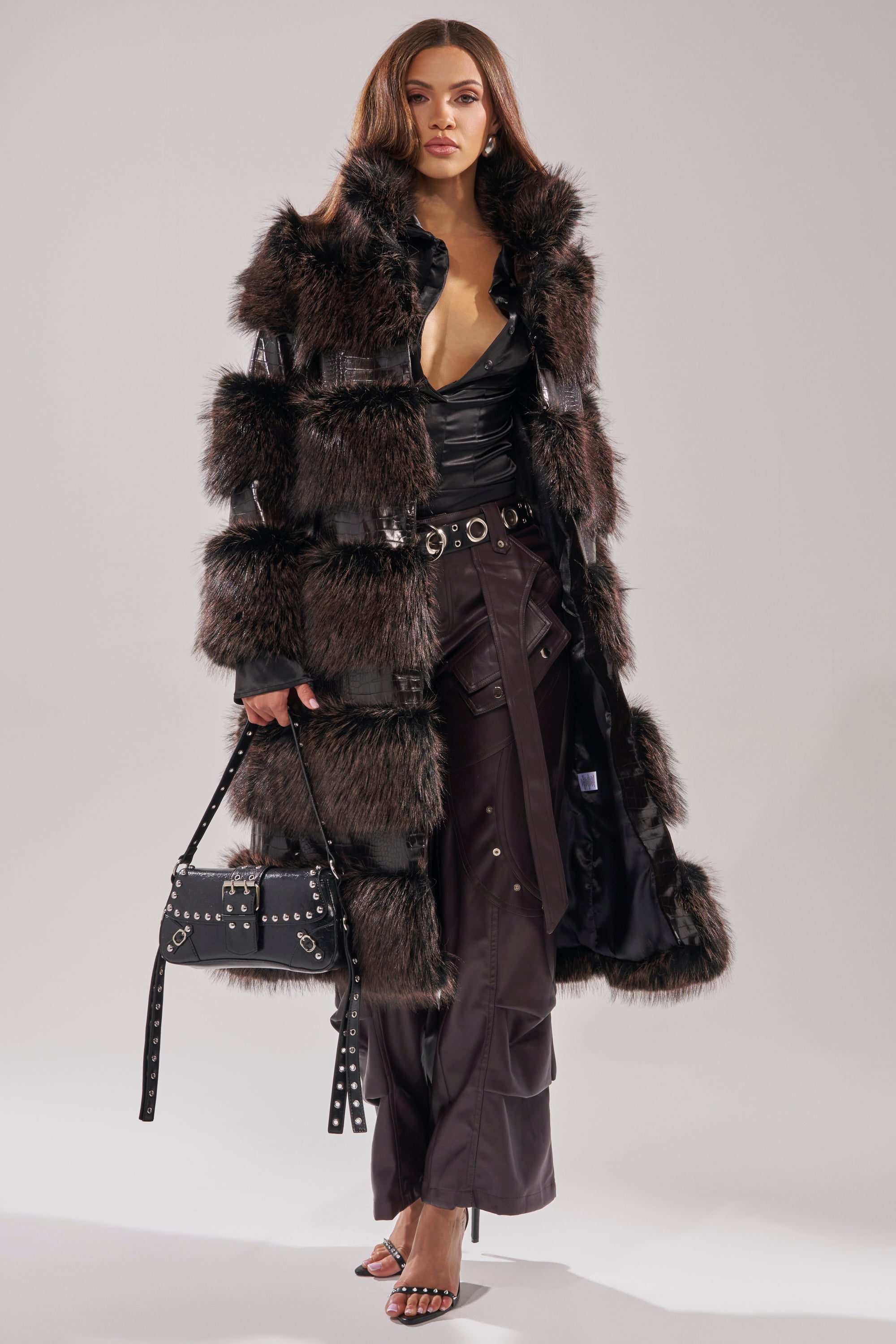 MOXIE FUR TRIM TRENCH