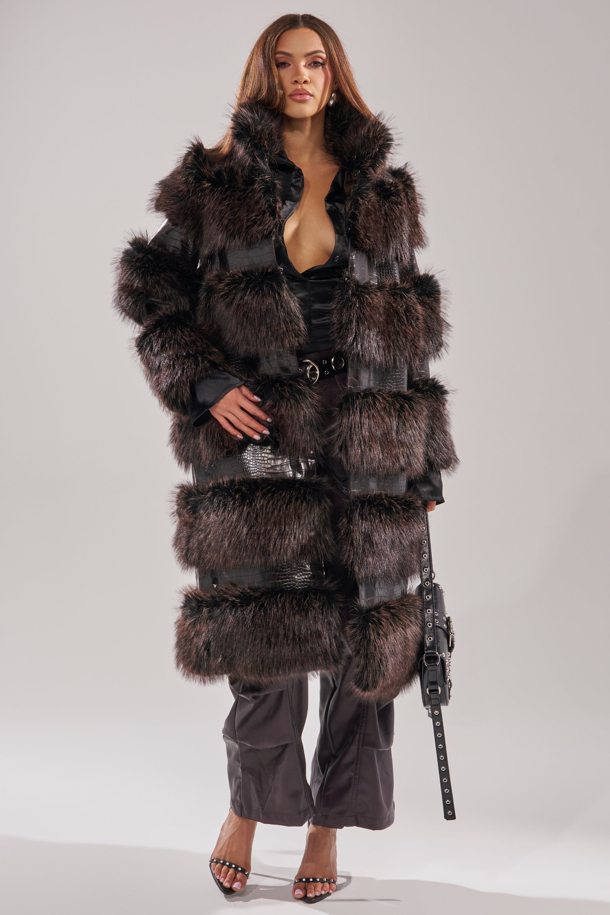 MOXIE FUR TRIM TRENCH