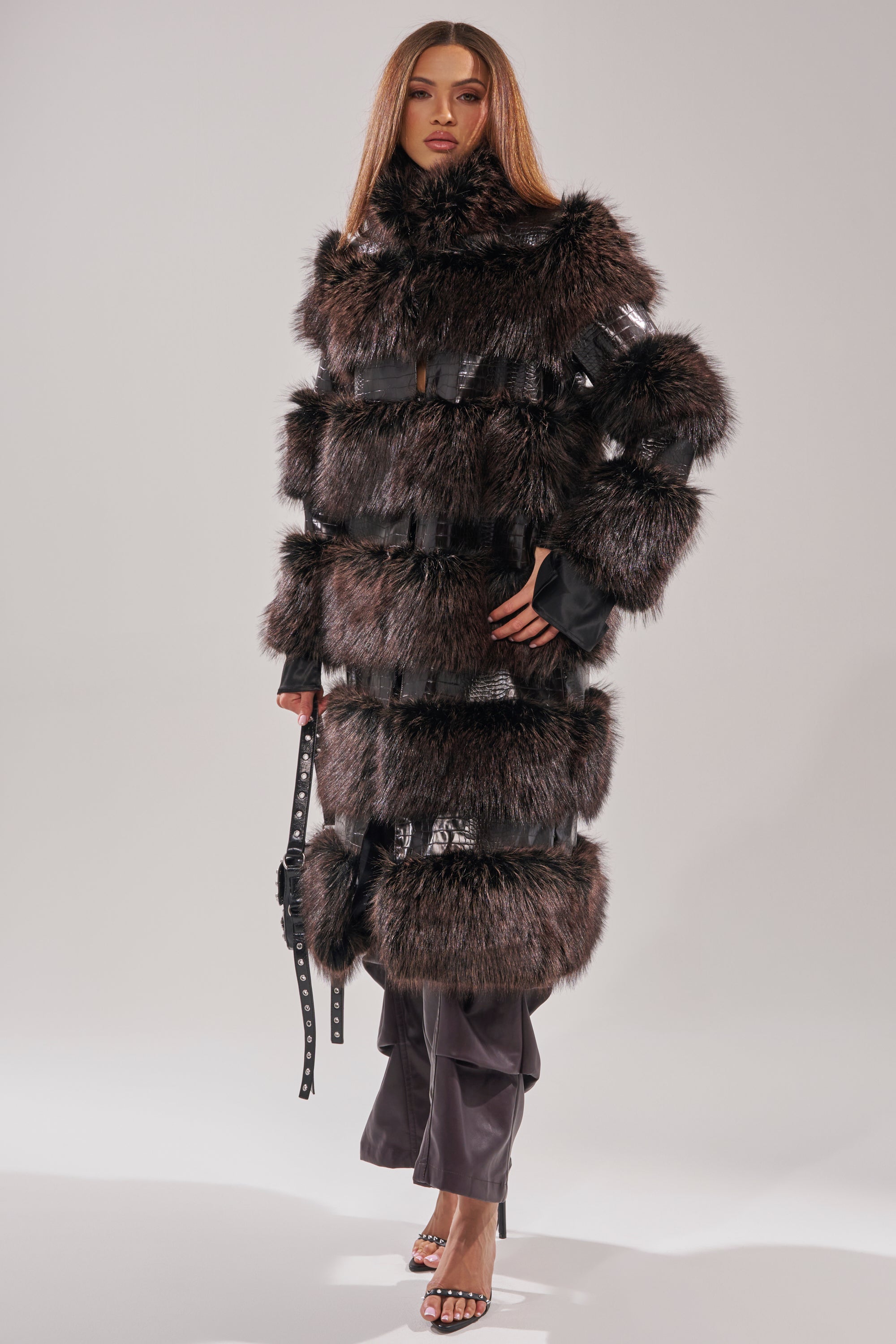 MOXIE FUR TRIM TRENCH