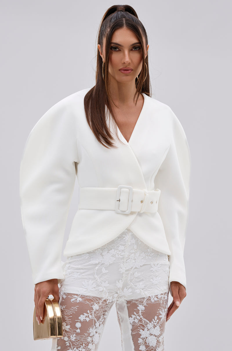 LANA SCUBA BLOUSE