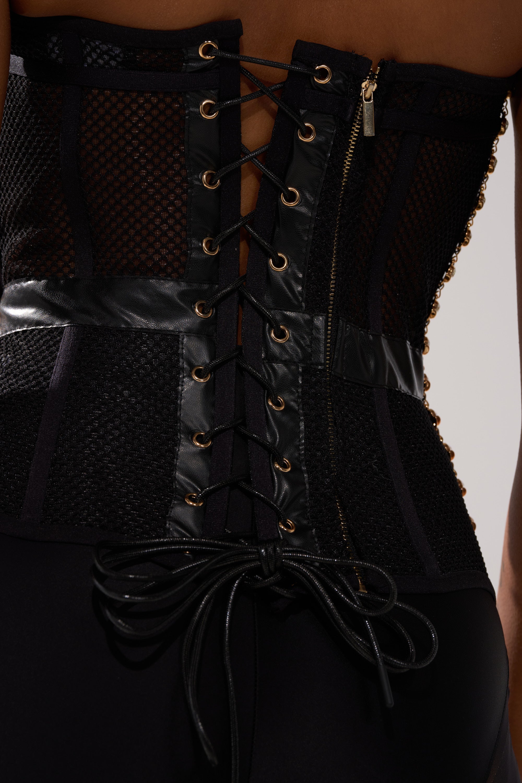 SMOKESHOW CORSET WITH RHINESTONES