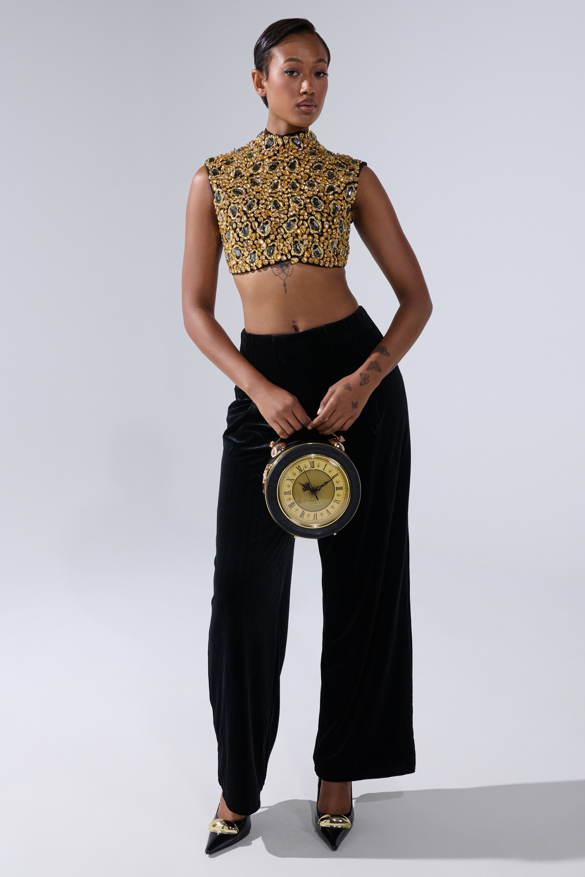 GOLDEN GLAM BLOUSE