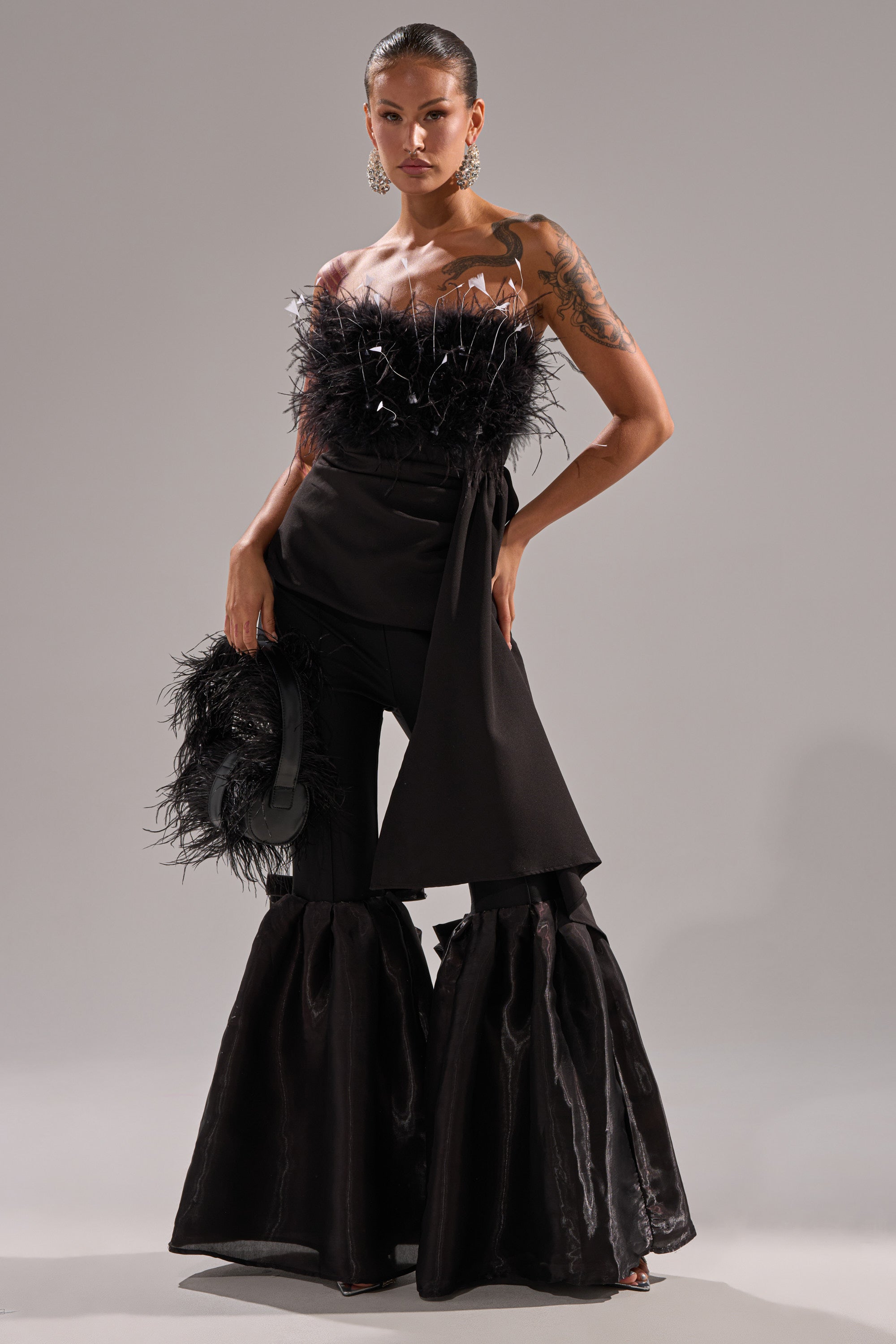 CLARA FEATHER CORSET