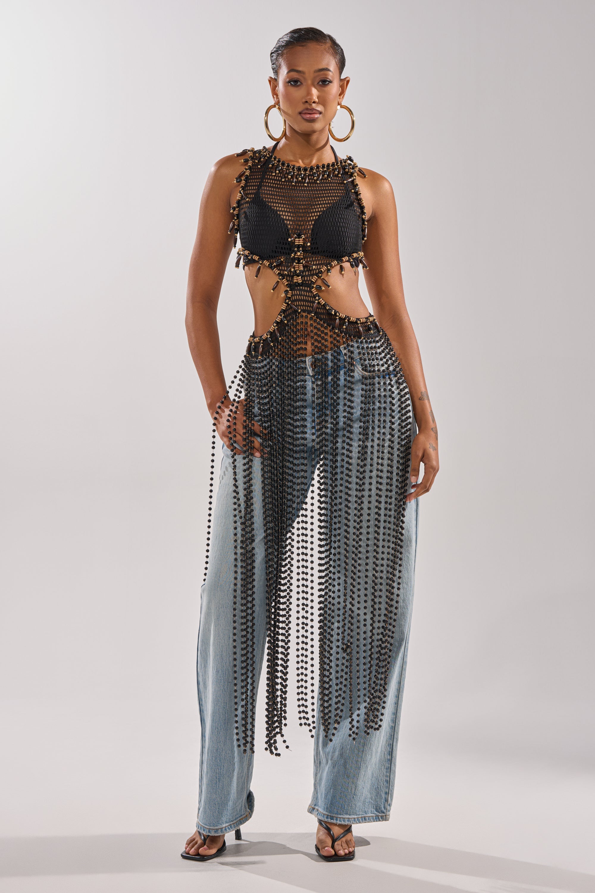 DRIP DRIP CROCHET BLOUSE