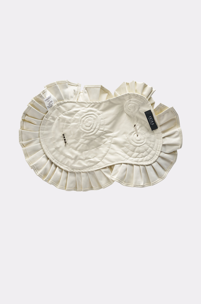 BLOOMING PU OVERSIZED BROOCH