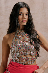 HIGH END RODEO RED STONE TOP