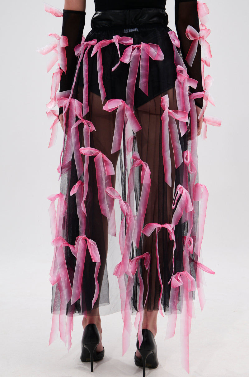 BOW DOWN BOW SKIRT BELT