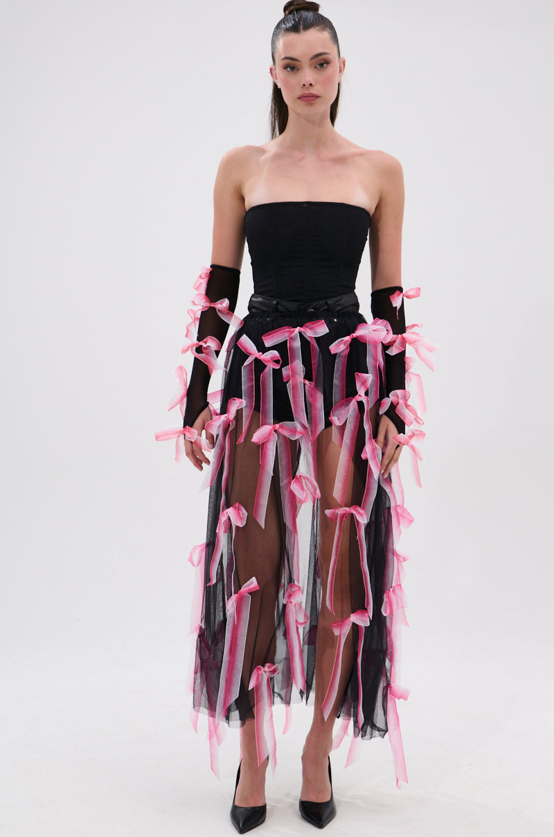 BOW DOWN BOW SKIRT BELT