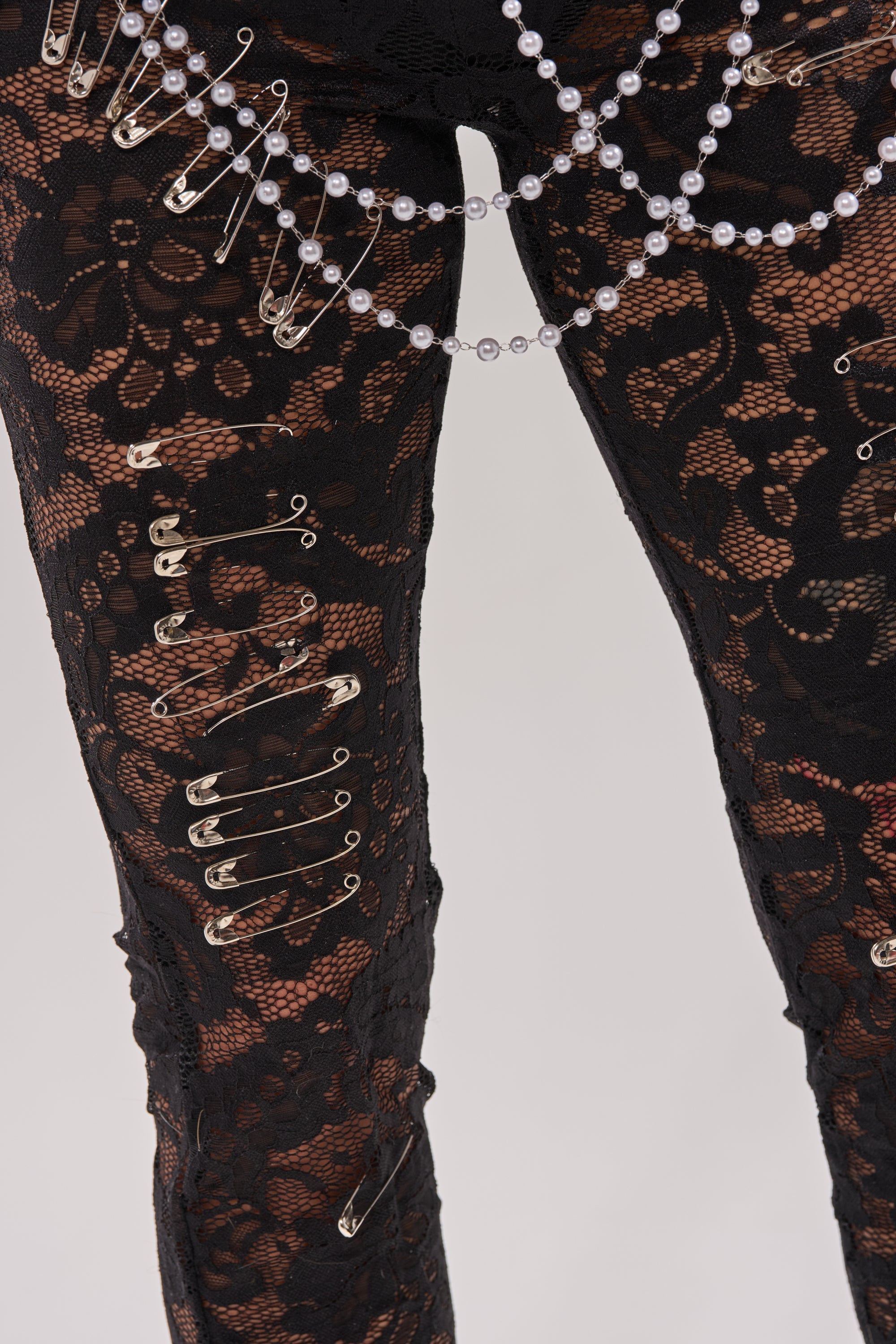 BABY I AM THE PARTY LACE JUMPSUIT