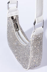 AW FREAK OUT RHINESTONE MINI BAGUETTE