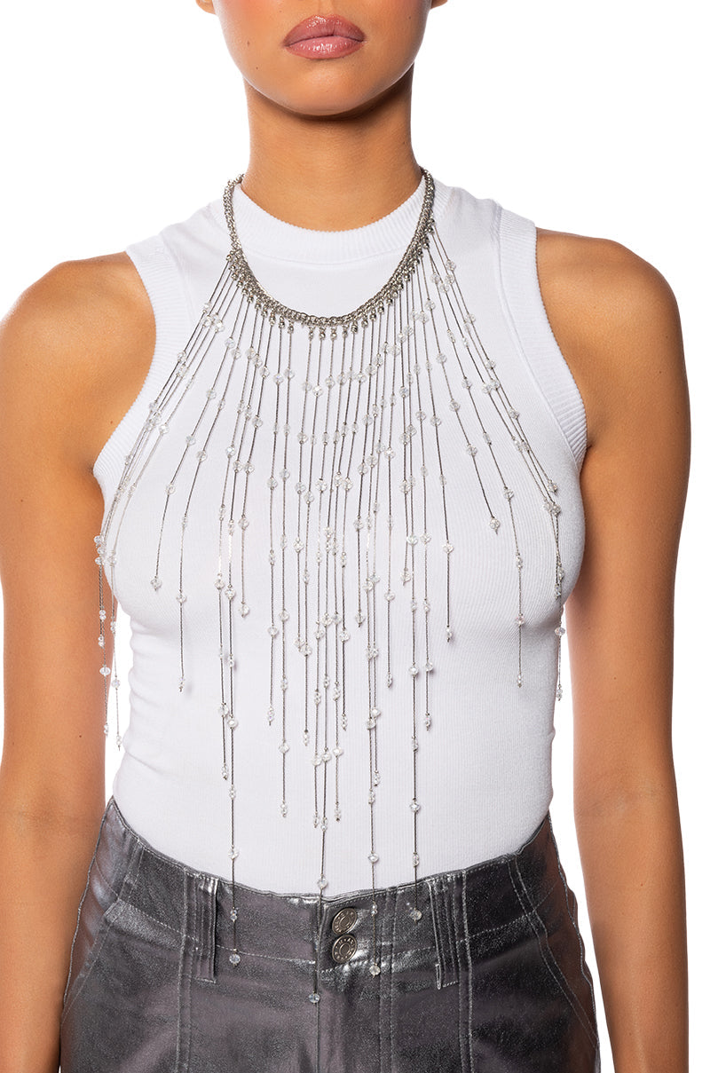 CRYSTAL TEARS NECKLACE