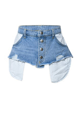 DENIM BABE BUTTON UP BELT