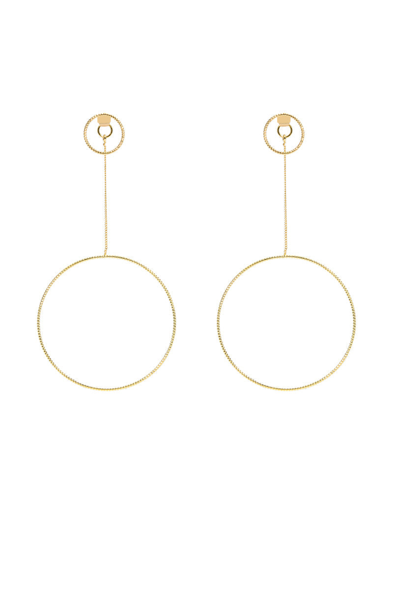 FULL CIRCLE MOMENT DANGLE EARRING