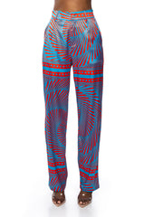 FREYA SATIN PRINTED JOGGER