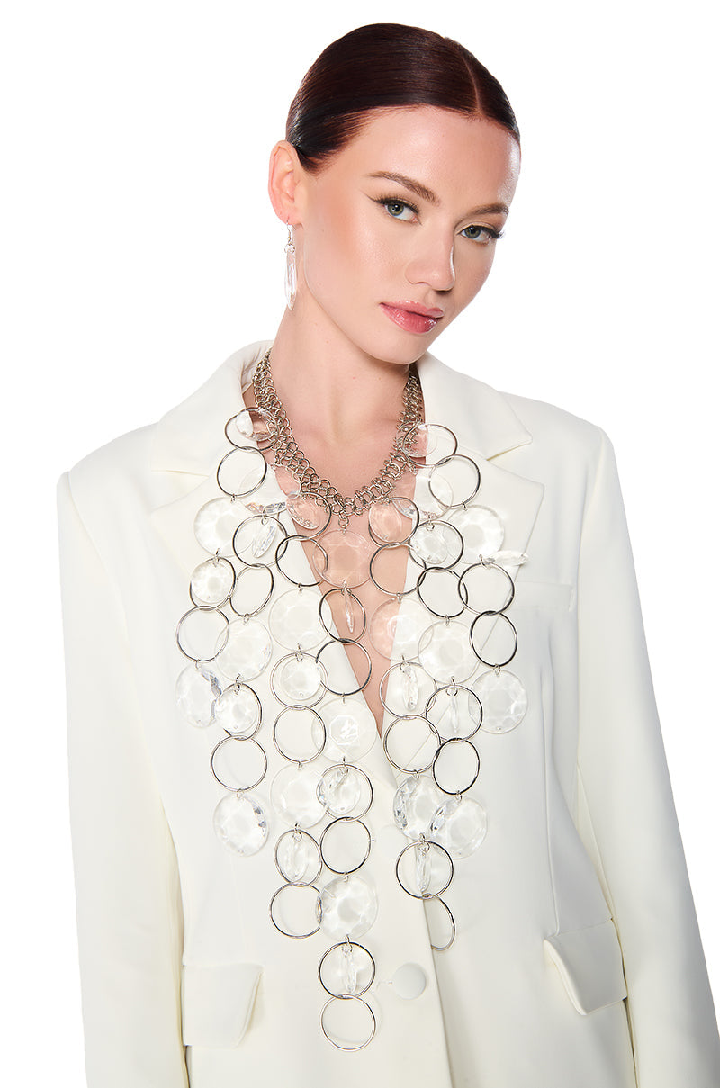 LAYER ME NECKLACE AND EARRINGS SET