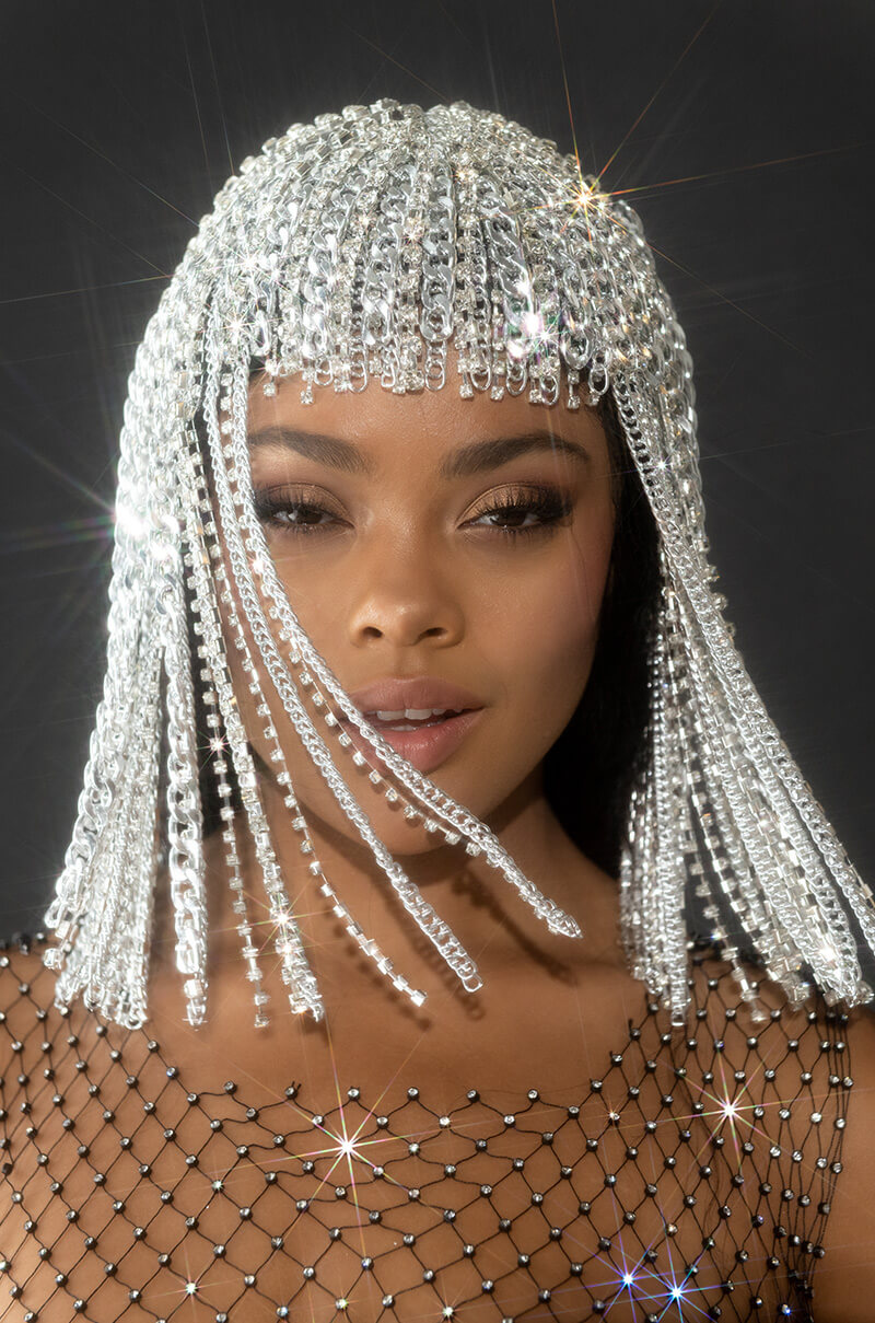 QUEEN OF FUCKING EVERYTHING RHINESTONE HEADDRESS