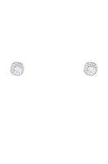 SO ROYAL PAVE STUD IN SILVER