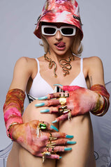 WINDING SNAKE STATEMENT NECKLACE